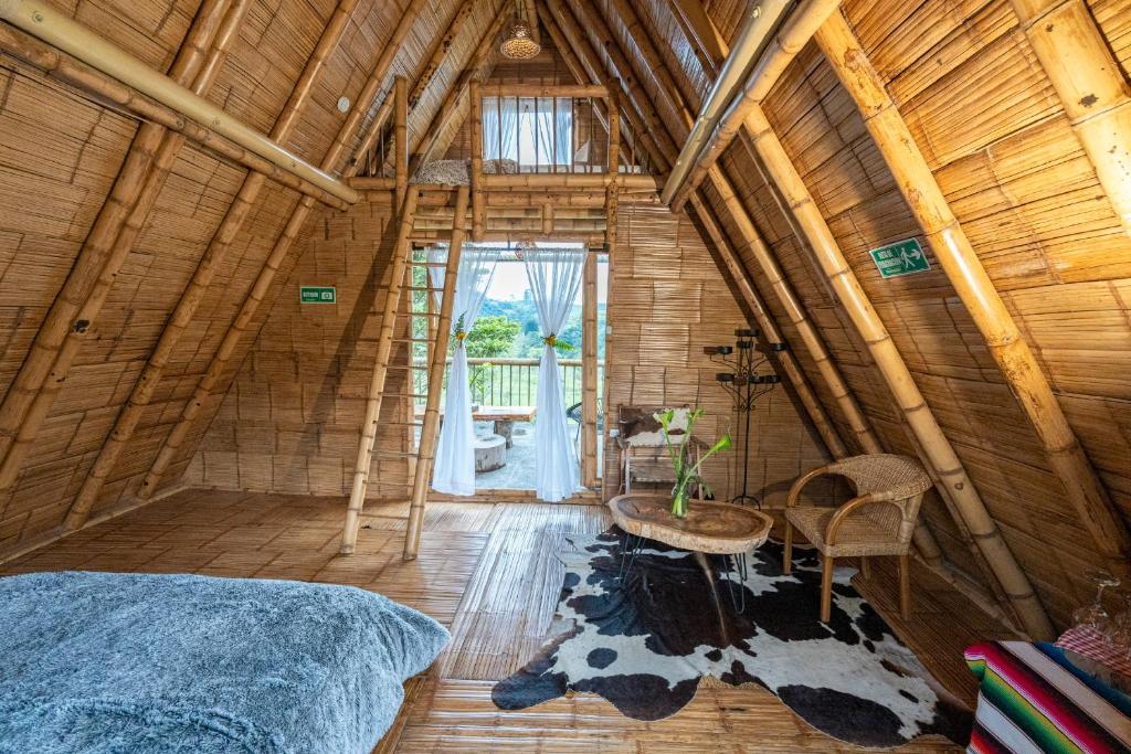 Posezení v ubytování La Herradura lodge