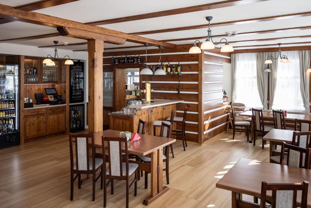 Lounge nebo bar v ubytování Hotel Slavie