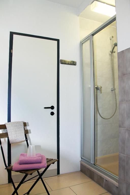 Koupelna v ubytování Hotel Klenkes am Bahnhof