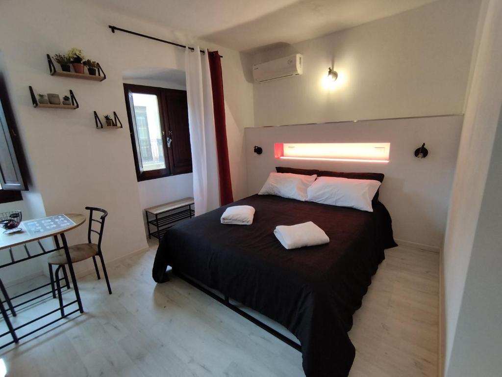 Postel nebo postele na pokoji v ubytování B&B gli Ombrellini