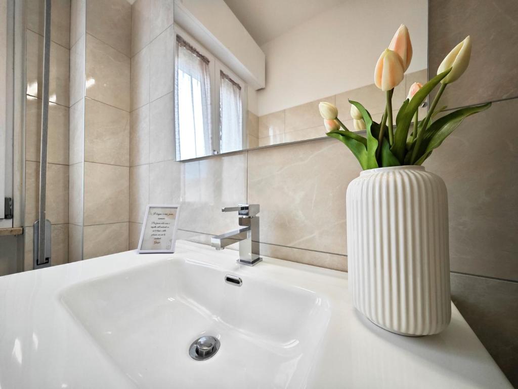 Koupelna v ubytování b&b il Melograno