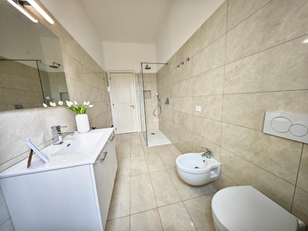 Koupelna v ubytování b&b il Melograno