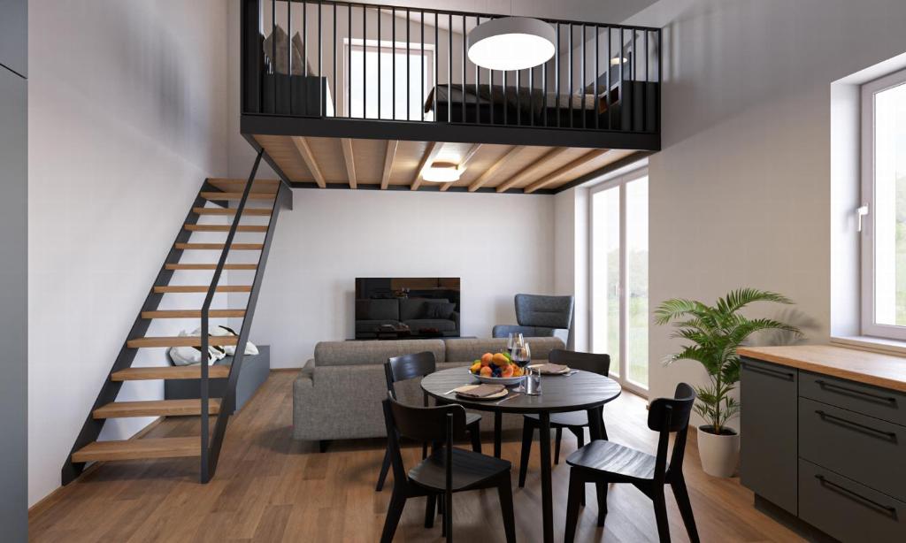 Posezení v ubytování Apartmány Pasohlávky pod Římským vrchem