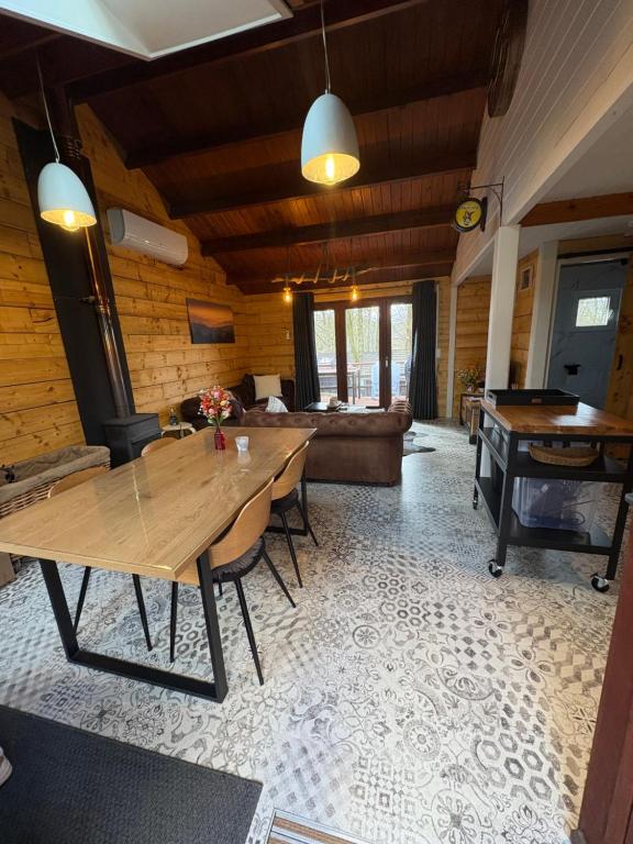 Posezení v ubytování Chalet 9 La Boverie