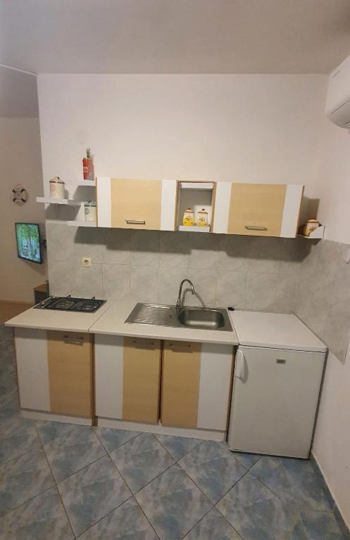 Kuchyňa alebo kuchynka v ubytovaní Apartments Gavro