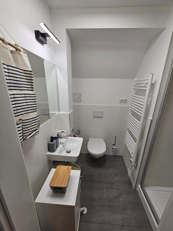 Koupelna v ubytování Aparthotel Horn Bahnstrasse