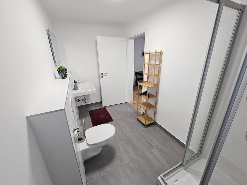 Koupelna v ubytování Aparthotel Horn Bahnstrasse