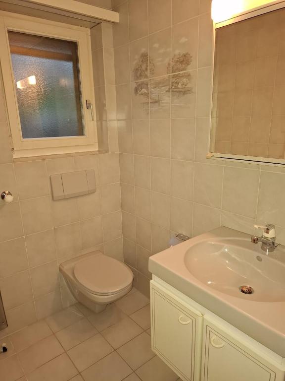 Koupelna v ubytování Wohnung mit Herz