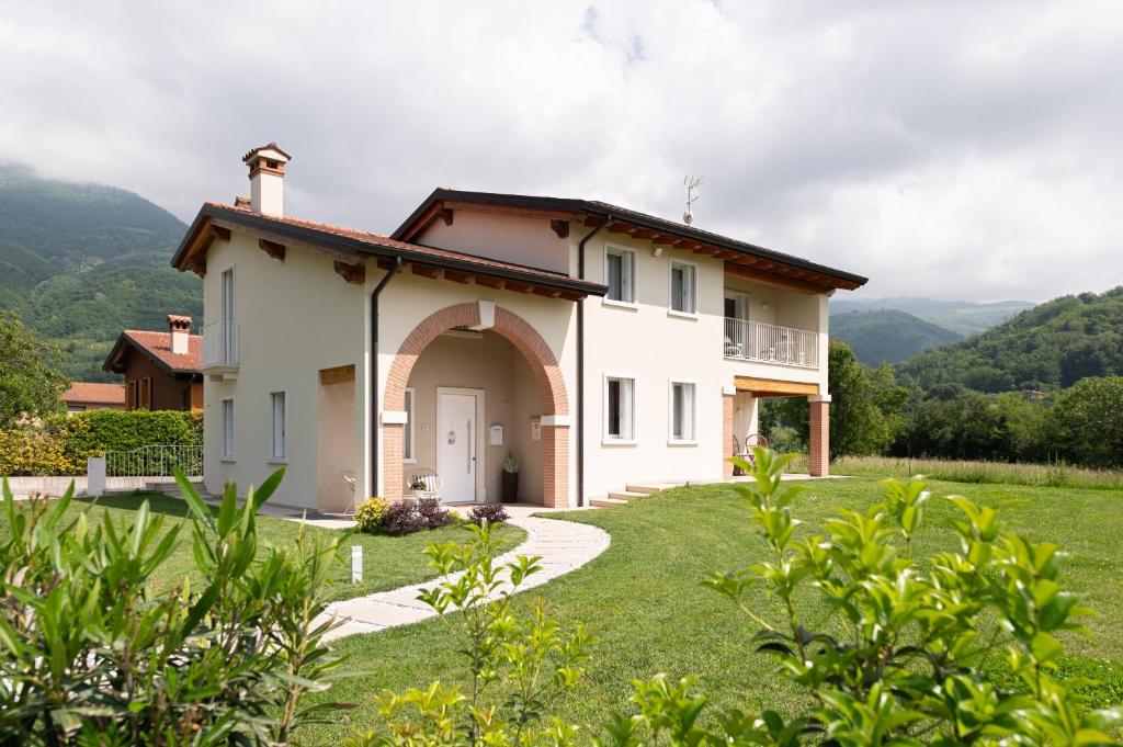 Nespecifikovaný výhled na hory nebo výhled na hory při pohledu z bed and breakfast