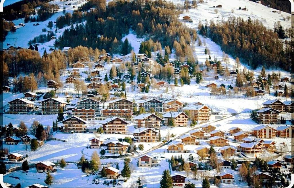 Chalet Alpin, central et parking - Resim 14