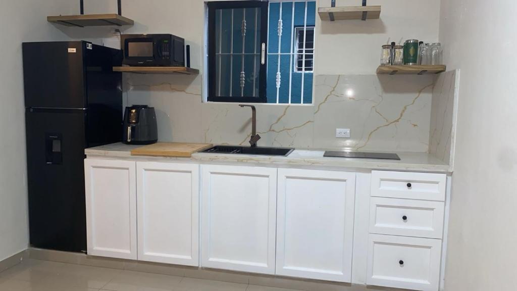 Una cocina o zona de cocina en Solano Apartamentos