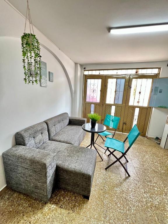 Χώρος καθιστικού στο Apartamento independiente en san Antonio zona turística