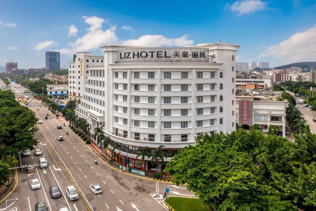 Nespecifikovaný výhled na destinaci Kanton nebo výhled na město při pohledu z hotelu