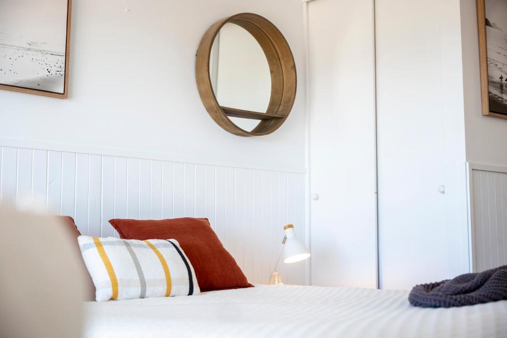 Postel nebo postele na pokoji v ubytování Blue Seas Holiday Villas