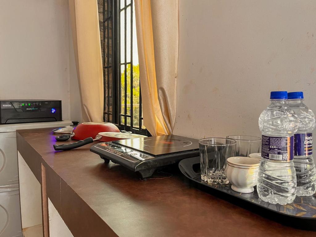 Kuchyň nebo kuchyňský kout v ubytování Arzu Homes