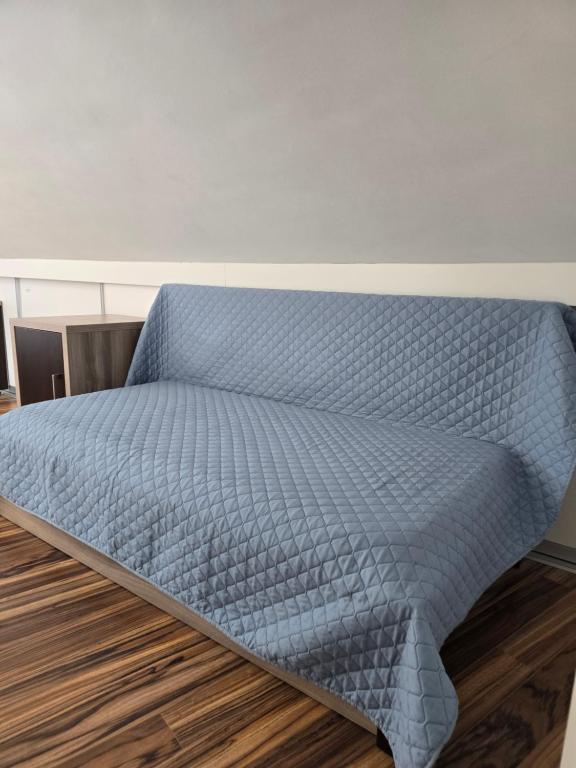 Postel nebo postele na pokoji v ubytování Apartment im Salzburger Seenland