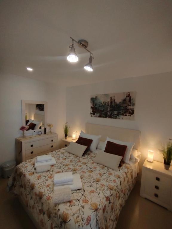 A bed or beds in a room at Armonía y Tranquilidad 3