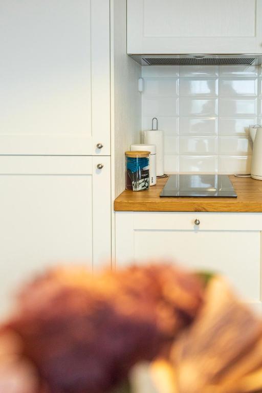 Kuchyňa alebo kuchynka v ubytovaní Apartament Reymonta 15 SurfingBird Kołobrzeg