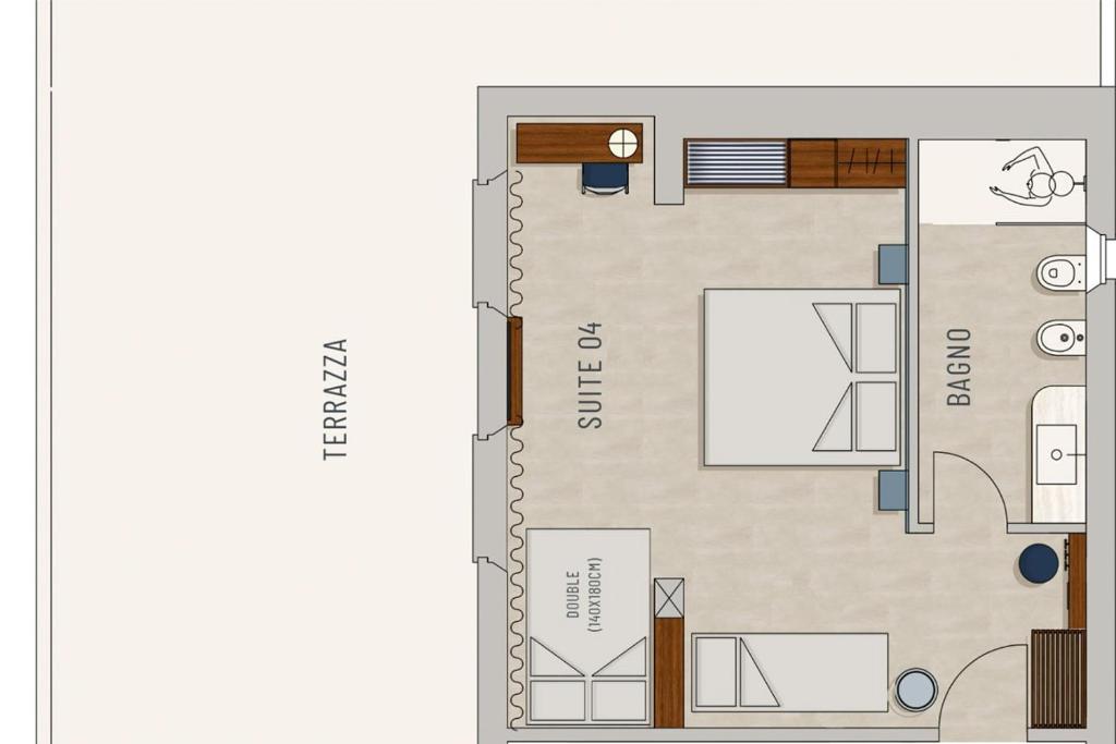 Murè Hotel Numana - Suite Familiar Con Balcón