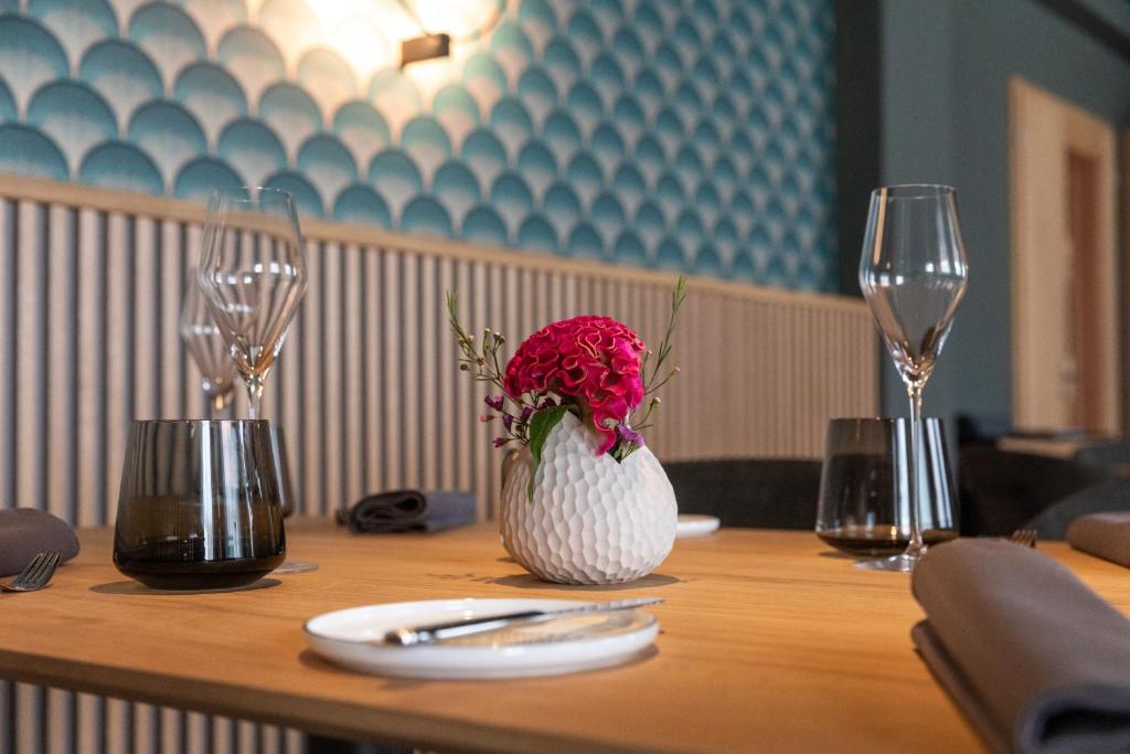 Nápoje v ubytování Hotel Landgasthof zum Kaffelstein