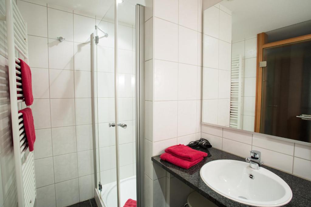 Koupelna v ubytování Hotel Landgasthof zum Kaffelstein