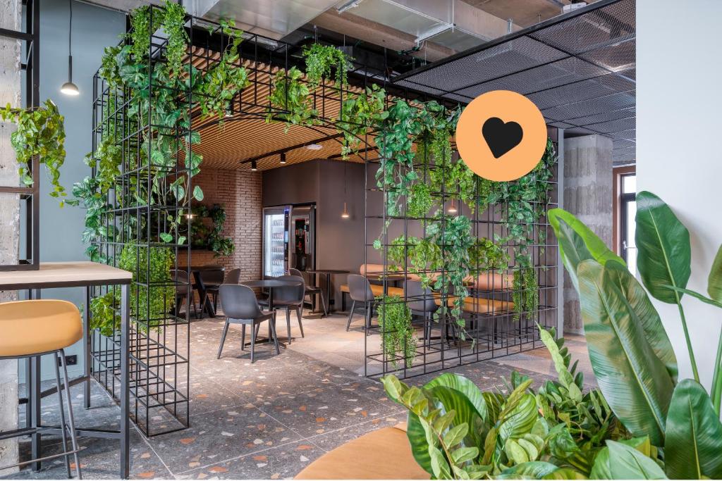 Restaurant o un lloc per menjar a Citybox Antwerp