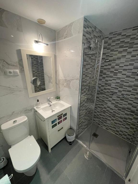 A bathroom at Armonía y Tranquilidad 3