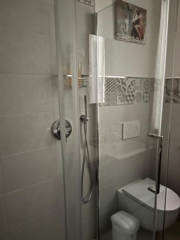 Koupelna v ubytování Dolce Dormire