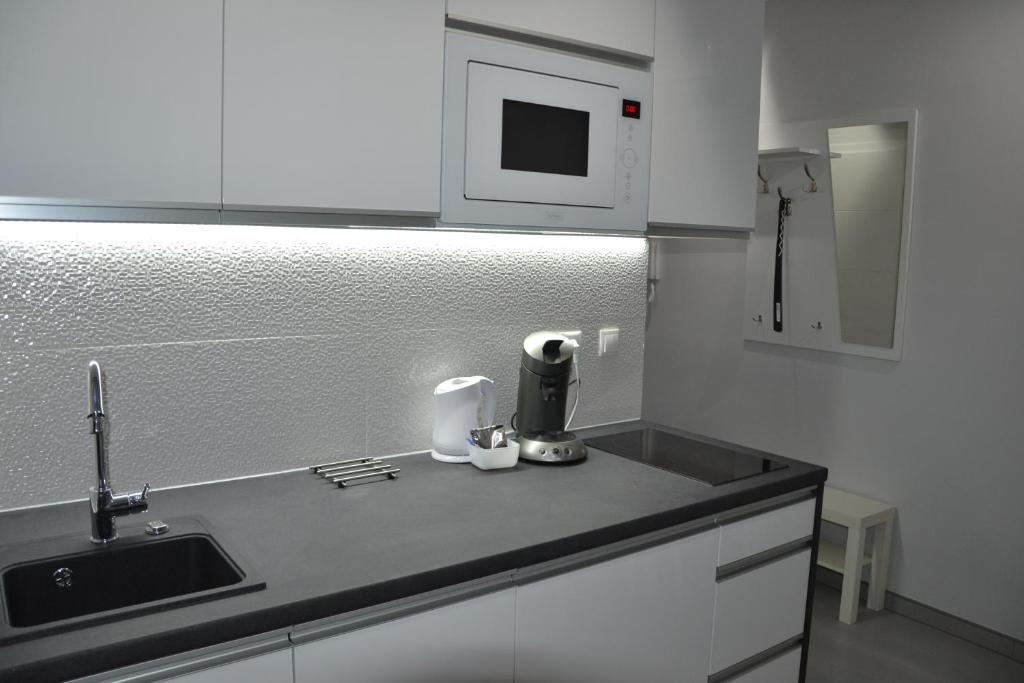 Kuchnia lub aneks kuchenny w obiekcie Apartamenty Krawiecka