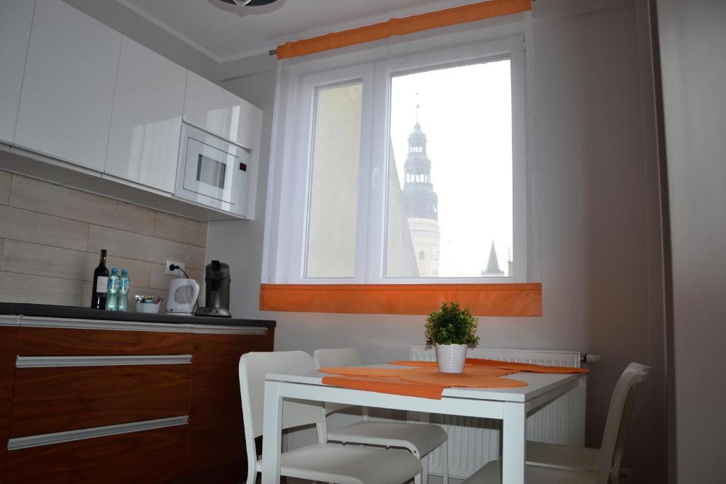 Kuchnia lub aneks kuchenny w obiekcie Apartamenty Krawiecka