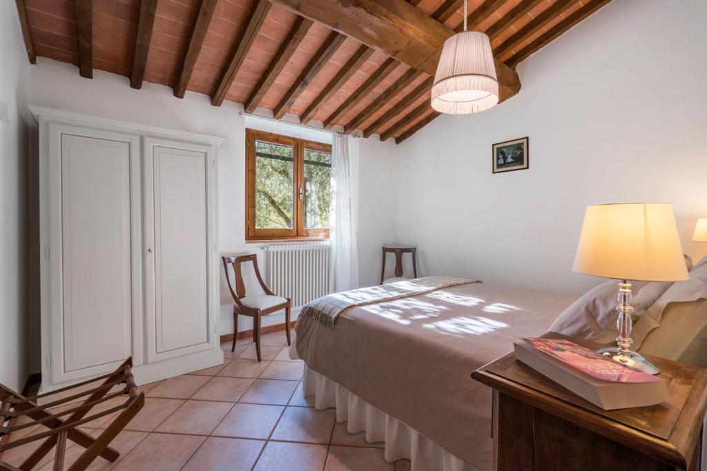 Posteľ alebo postele v izbe v ubytovaní Agriturismo Agresto Apartments, Pool, Siena Hills