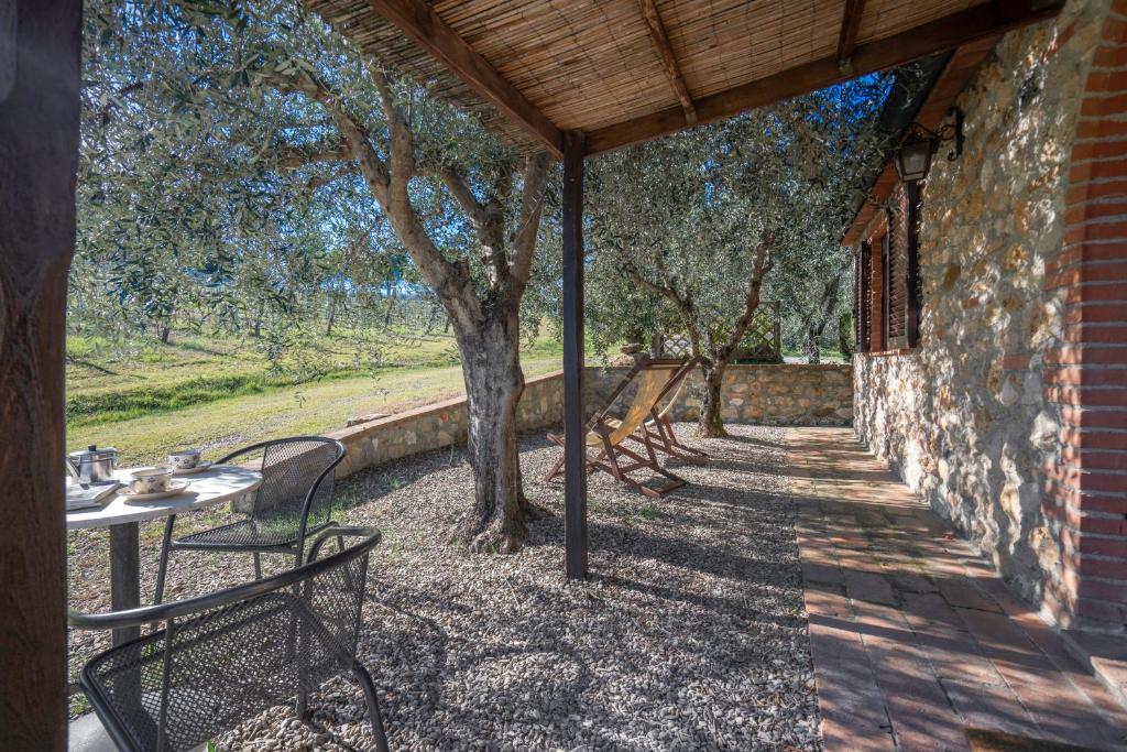 Vonkajšia záhrada v ubytovaní Agriturismo Agresto Apartments, Pool, Siena Hills