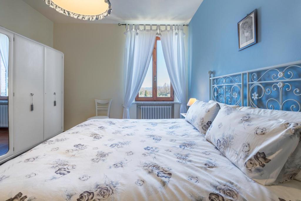 Posteľ alebo postele v izbe v ubytovaní Agriturismo Agresto Apartments, Pool, Siena Hills