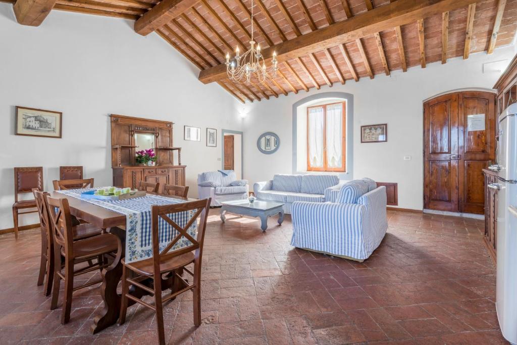 Posedenie v ubytovaní Agriturismo Agresto Apartments, Pool, Siena Hills