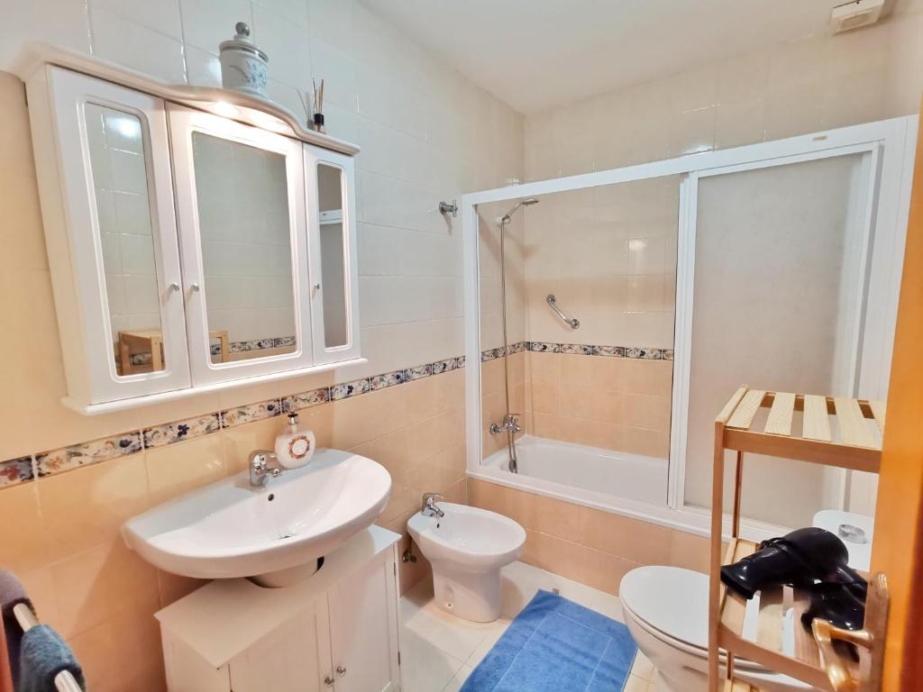 Kúpeľňa v ubytovaní Casa Familia Carabeo