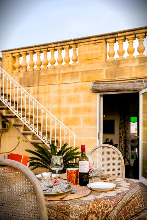 Balkón nebo terasa v ubytování Studio in Luxurious Maltese Townhouse