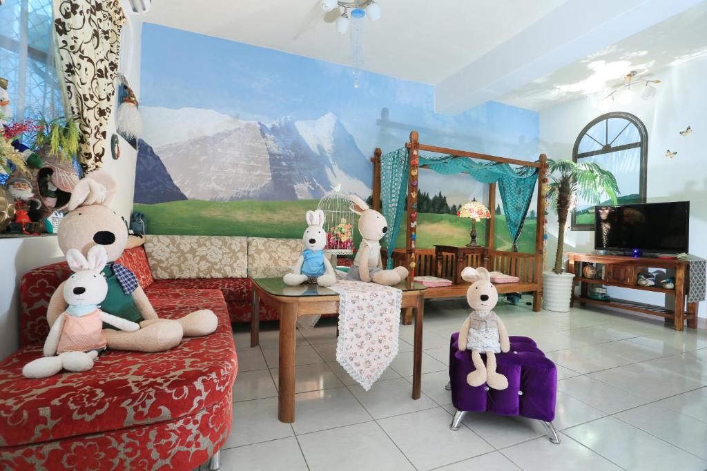 TV a/nebo společenská místnost v ubytování North B&B