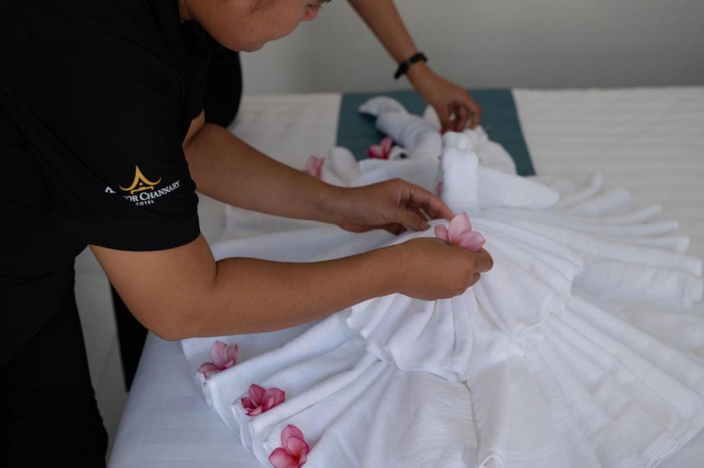 Lázně a/nebo wellness v ubytování Angkor Channary Hotel