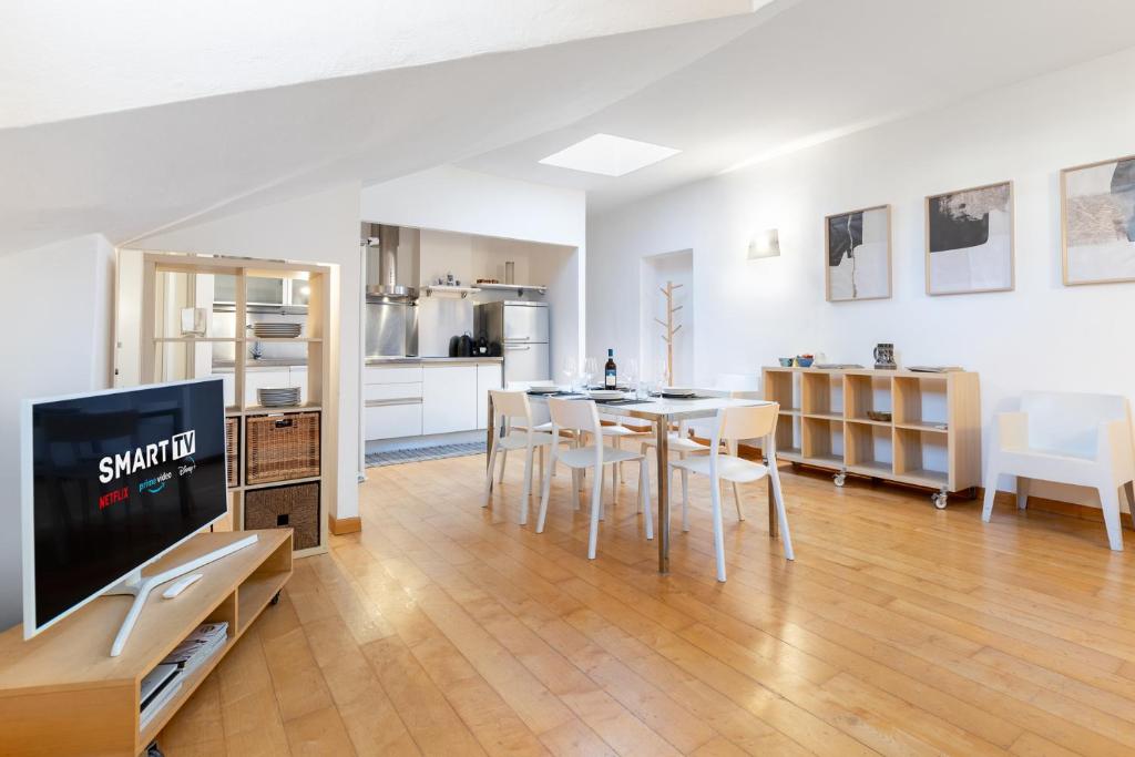 Kuchyň nebo kuchyňský kout v ubytování San Paolo 5