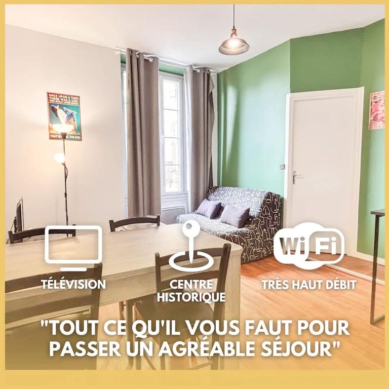 un rendu d'une pièce avec un salon dans l'établissement Saint François, à Bordeaux