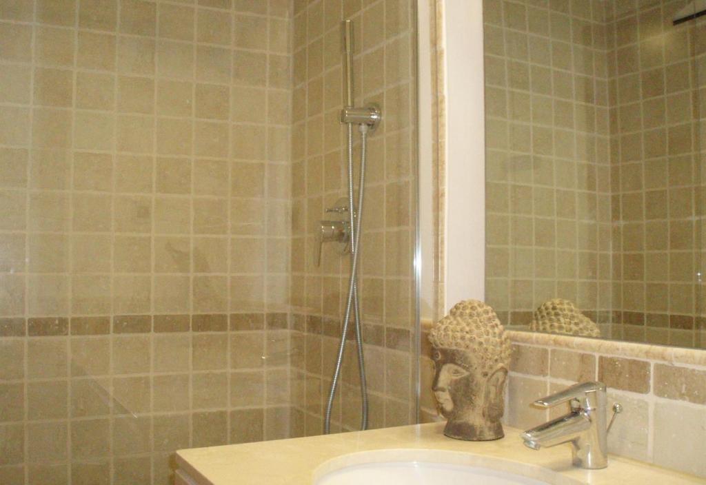 Koupelna v ubytování Casa en la playa con piscina