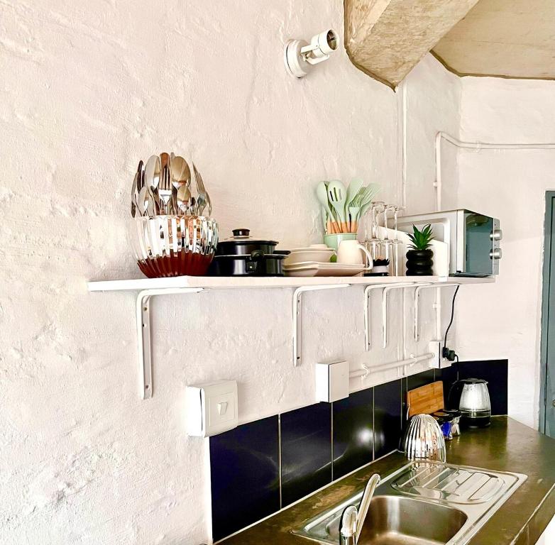 Η κουζίνα ή μικρή κουζίνα στο Heartbeat of Maboneng