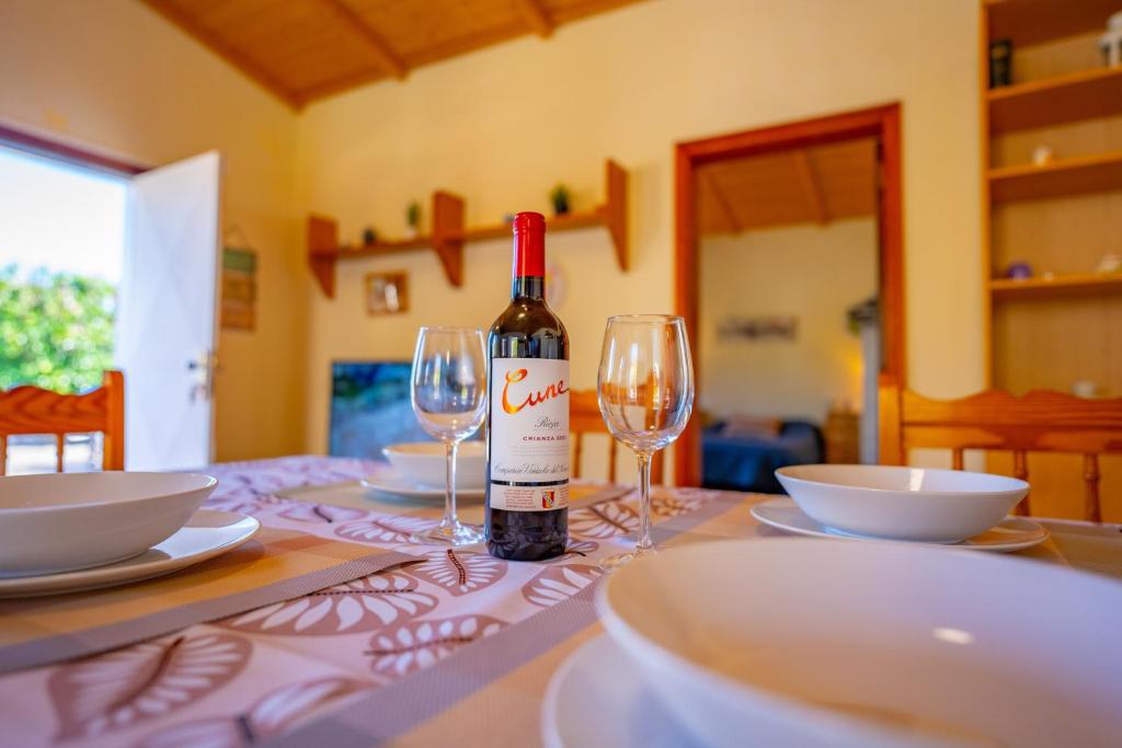 Nápoje v ubytování Casa Rural Buda Terra