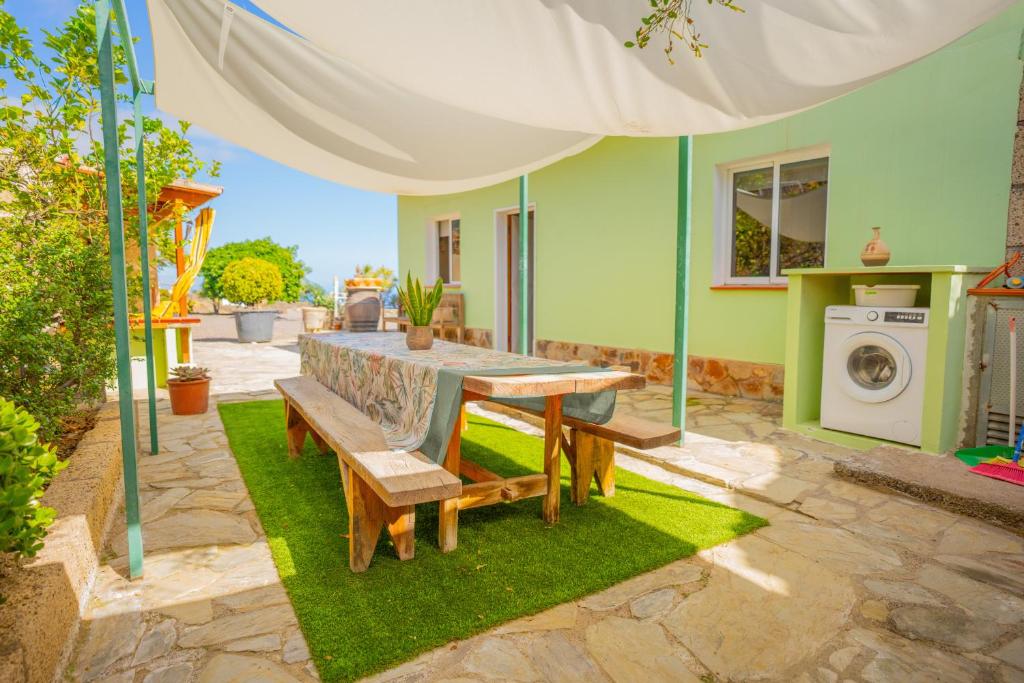 Balkón nebo terasa v ubytování Casa Rural Buda Terra