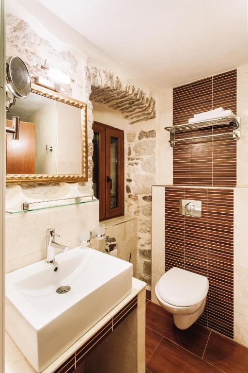 Koupelna v ubytování Hotel Galathea