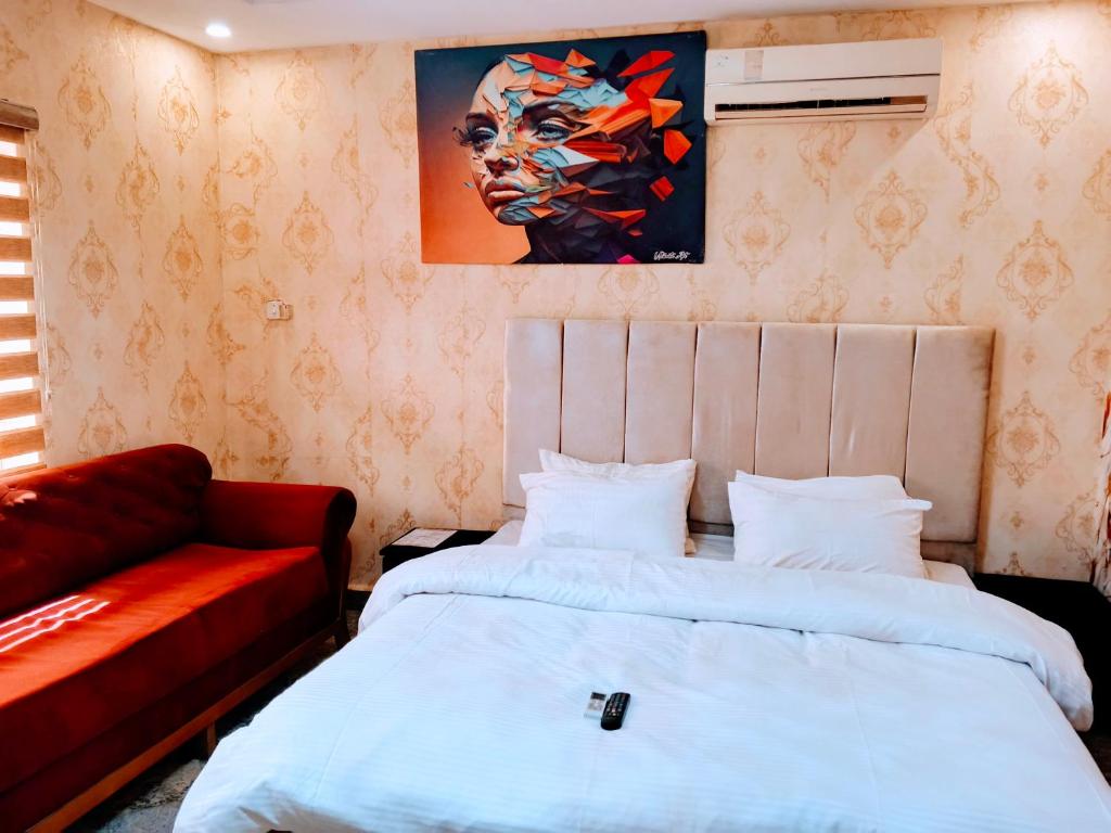 Postel nebo postele na pokoji v ubytování Nuitdeparis