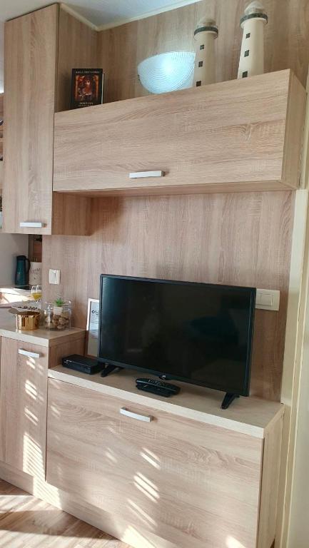 Kuchyň nebo kuchyňský kout v ubytování MARIS MOBILE HOME