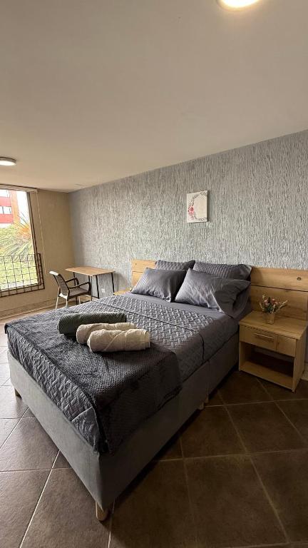 Posezení v ubytování Hostelfc Movistar57