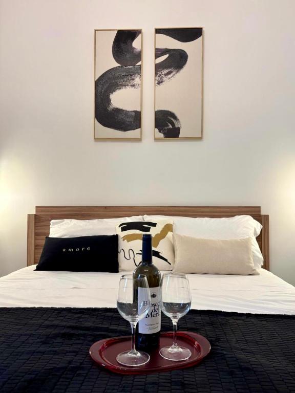 Letto o letti in una camera di Renda36