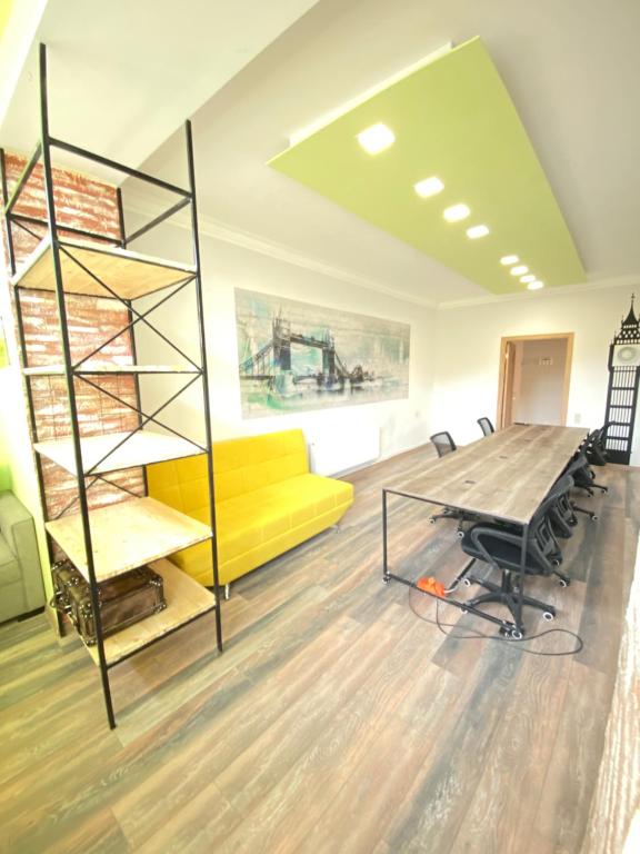 Posezení v ubytování Loft London